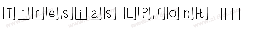 Tiresias LPfont字体转换